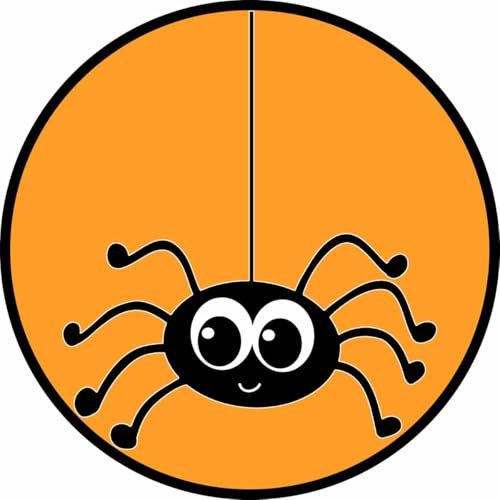 Essbarer Tortenaufleger * SPINNE * Oblatenpapier 20 cm // Halloween Kuchendekoration // Grusel Spinnenparty