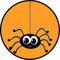 Essbarer Tortenaufleger * SPINNE * Oblatenpapier 20 cm // Halloween Kuchendekoration // Grusel Spinnenparty