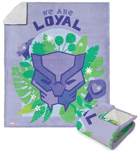 Northwest Marvel The Avengers, We Are Loyal, Silk Touch Sherpa Überwurfdecke, 127 x 152 cm