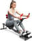 Rudergerät für Zuhause, Micyox Hydraulisches Fitness-Rudergerät mit 12 Widerstandsstufen, Multifunktionaler Rückenlehne, Rudermaschine Trainingsgerät für das Ganzkörpertraining