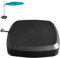 COSTWAY Pied Parasol roulettes, Dalle Parasol Déporté avec Pédale de Commande, Rempli 150 kg Sable & Eau/100 kg Eau, Cadre en Métal, Base Portable pour Jardin Piscine Terrasse