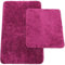 Brandsseller Badematten 2er-Set bestehen aus Badvorleger: ca. 50/80cm und WC-Vorleger ca. 45/50cm - Farbe: Lila