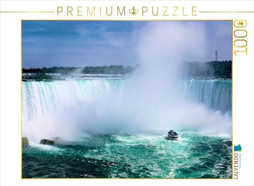 CALVENDO Puzzle Niagarafälle - American Falls und Horseshoe Fall | 1000 Teile Lege-Größe 64 x 48 cm Foto-Puzzle für glückliche Stunden