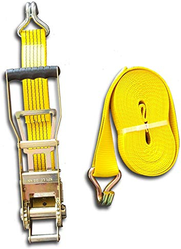 Spanngurt 5to 20m 50 mm Langhebelzugratsche gelb