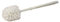 2 X Plain White Plastic Toilet Brush, Fits All Holders