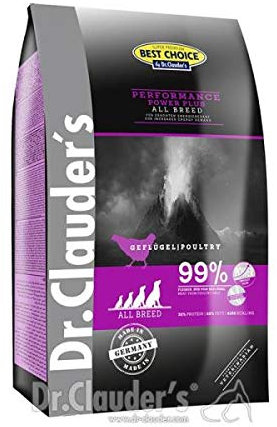 Dr. Clauders Best Choice Performance Power Plus 4 kg Hundefutter für Haustierbesitzer, gesundheitsbewusste Haustiereltern, Adult, Senior, Large, 4 kg