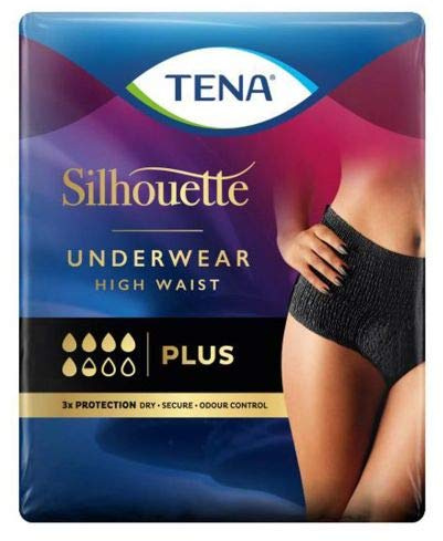 Tena Noir Pants Plus Large – 2 Packungen mit je 8 Stück