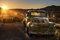 Papel tapiz fotográfico Pastel Clásico Retro Auto EE. UU.Ruta 66 Decoración de pared Papel tapiz con motivos modernos Imagen Panorama Póster XXL - 300x210 CM