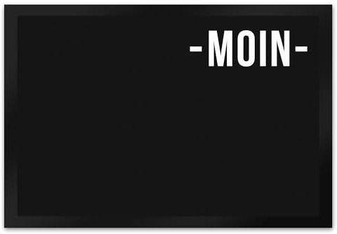 trendaffe Moin Dialektgrüße Fußmatte XL