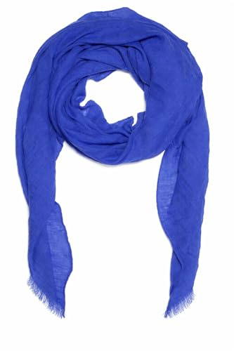 Kandharis XXL Sommerschal Damen – Leichter Schal aus Baumwolle-Viskose – ca. 180x75 cm – Unifarben & halbtransparent – weich, vielseitig & elegant – für Frühling, Sommer & Herbst WS-72