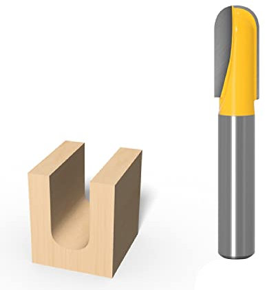 8mm Shank Round Nose Router Bit T Slot Milling Cutter Carbide End Mill Tool Core Box Router Bit For Woodworking Tools,8x9.52mm