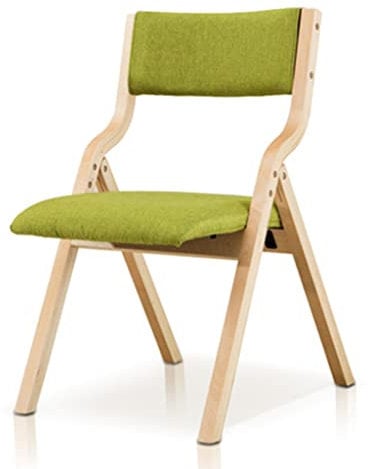 DUNAKE Klappbare Esszimmerstühle Gepolstert, Küchenstühle Im Landhausstil, Seitliche Esszimmerstühle Mit Rückenlehne Holzbeine Armloser Akzentstuhl Für Wohnzimmer Restaurant Schlafzimmermöbel