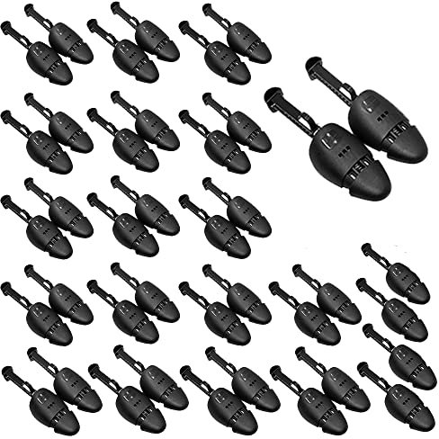 FONHERILI Herren 20 Paar Schuhspanner, Schwarz