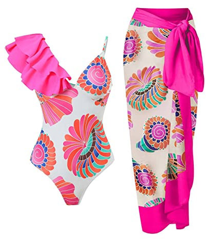 Damen Zweiteiliger Bademode Push Up Crossover Bikinioberteil V Ausschnitt Blumenmuster Badeanzug Triangel Bademode Bikini Damen Set Triangel Bikini Damen Bikini Set