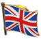 Fat-catz-copy-catz Patriotic Supporters Union Jack Flag Pole Metal Enamel Lapel Pin Badge Great Britain GB UK Jubilee