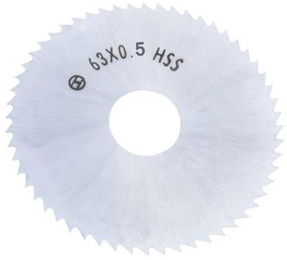 SEIDER 1pcs Mini Circular Saw Blade 63mm HSS Steel 72-Teeth Wheel Discs 16mm Aperture for Wood Aluminum Metal Plate Cutting Tool(63x0.6)