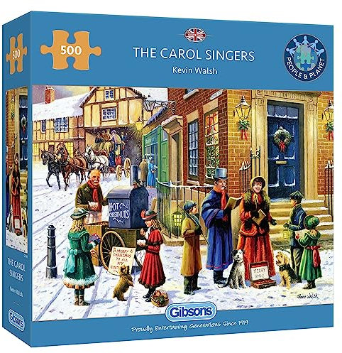 Gibsons The Carol Singers 500 Piece Jigsaw Puzzle | Christmas Jigsaw Puzzle