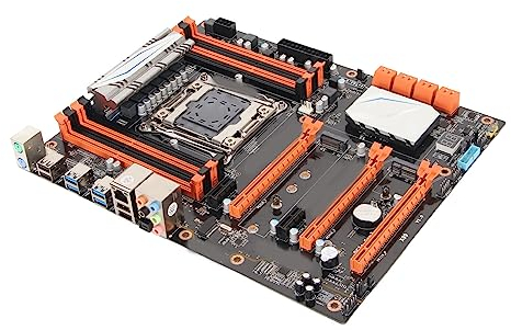 Elprico ATX X99 Gaming-Motherboard, 3 PCIe-Steckplätze, 8 SATA3.0 32 GB/s M.2 PC-Motherboard, Computer-Motherboard für Computer-PC-Ersatz