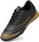Lvptsh Boys Girls Football Boots Kids Athletic Soccer Cleats Shoes Indoor Outdoor Spikes Football Competition Shoes Boy's Sneakers,BlackGold,EU38