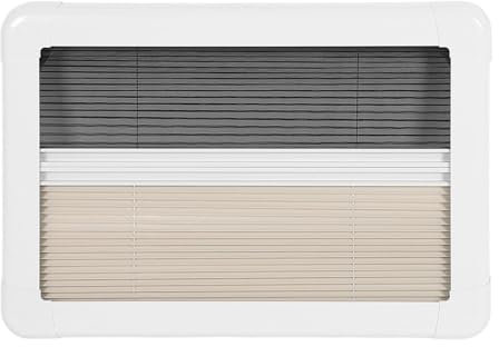 Caravan Window Blinds Thermal Insulated Easy Push Pleated Blind Curtain for Caravan Motorhome