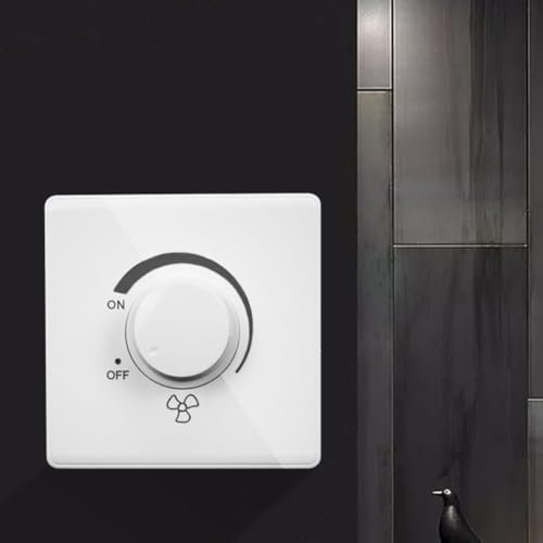 Wall Ceiling Fan Speed Switch 86 Type Fan Speed Regulator Electric Fan Knob Switches