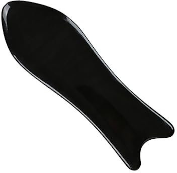 SEWOART Büffelhorn-massagebrett Gesichtskratzbrett Gua Sha-schaber Massage-schabbrett Handliches Massagewerkzeug