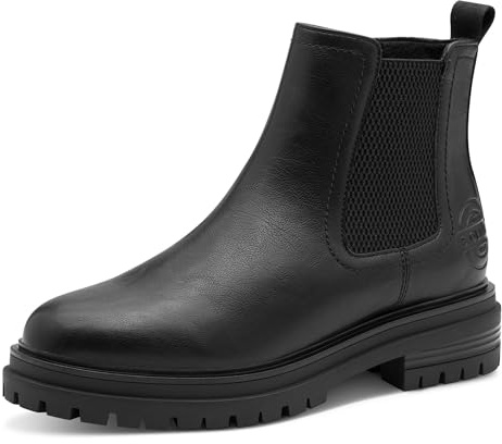 s.Oliver Damen Chelsea Boots Elegant Vegan