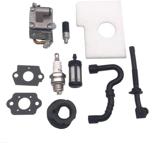 carburador para cortadora de césped de jardín Para piezas de motor para motosierra de carburador para Stihl MS170 MS180 MS 170 180 017 018 para carburador de repuesto de para sierra de cadena para ZAM