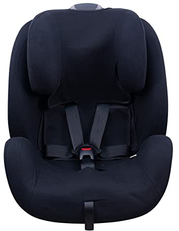 JYOKO Kids Bezug für Autositz Kompatibel mit Joie Stages, Every Stages, aus Baumwolle (Black Series)