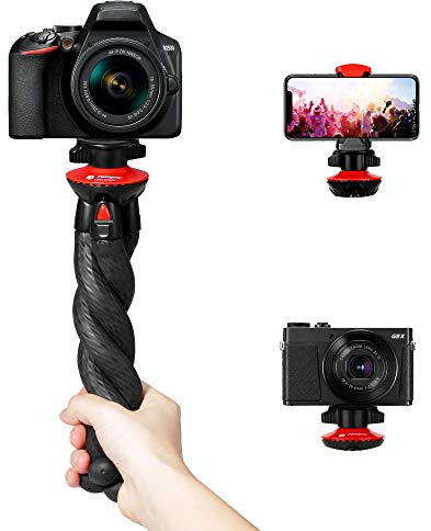 Fotopro Treppiede flessibile per smartphone, mini fotocamera cavalletto supporto con montaggio per Phone ActionCam