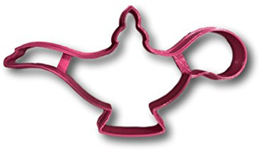 Aladdin Lampe Cookie Cutter, Unterschiedlich, 11.43 cm