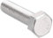 sourcing map 304 Edelstahl Sechskantschrauben Linke Schrauben Befestiger M12 Gewinde 50mm DE de