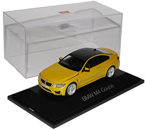 B*M*W 4er M4 F82 Coupe Austin Gelb Metallic Ab 2014 1/43 Herpa Modell Auto