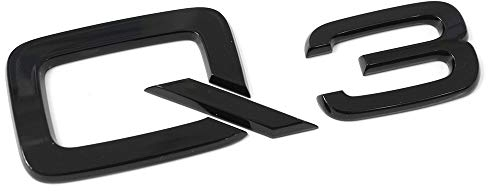 Audi 83A071803 Schriftzug Q3 Logo Schwarz Tuning Exclusive Black Edition Emblem Selbstklebend
