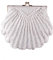 Umhängetasche Damen Clutch Damen Clutch Bag Abend Clutch Hochzeit Braut Tote Perle Perlen Mode Shell Chain Party Bag Weiß