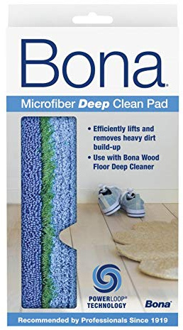 Bona Mikrofaser Deep Clean Pad Mikrofaserpad, Mehrfarbig, one Size
