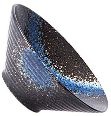 Cabilock 1pezzi Ciotola Ceramica Giapponese Da Scodella Per Zuppe Noodles e Insalate Design Elegante e Ampio Per Uso Domestico e Ristoranti Stile Classico e Artigianale