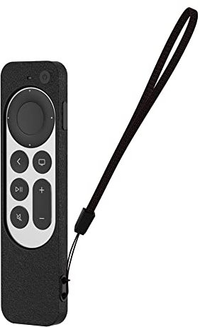 Tyogeephy Compatible con Apple TV 4K Siri Remote 2021 Silicona Funda, Funda de Silicona para Apple TV 4K 6 Generation 2021 Control Remoto, Apple 4K Siri Remote 2nd Gen Cover