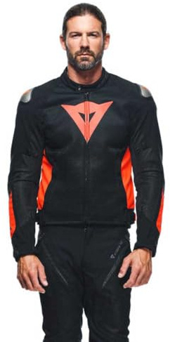 Dainese Herren Energyca Air Tex Jacket Cordura Motorradjacke Herren, Abriebfeste Motorrad Jacke mit Winddichtem Futter, Atmungsaktive Jacke mit Austauschbarem Schulterschutz