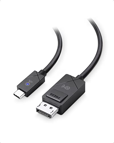 Cable Matters [Designed for Surface] USB-C to DisplayPort 1.4 Cable 6 Feet / 1.8 Meters Supports 4K 144Hz and 8K 60Hz HDR - USB4, Thunderbolt 3 and Thunderbolt 4 Port Compatible