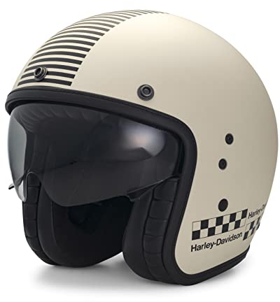 HARLEY-DAVIDSON Rally Racer Sun Shield X14 3/4 Motorrad Jet Helm, XS