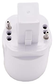 DCALU G24 2 Pin To E27 ES Edison Screw Light Bulb Socket Lamp Adaptor Converter Holder Light Lamp Converter G24 Bulb Adaptor Socket Bulb Adapter Lamp Holder