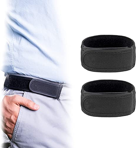 Dfomp Unisex Belt - Elastic No Buckle Lazy Adjustable Convenience Belt(black,M)