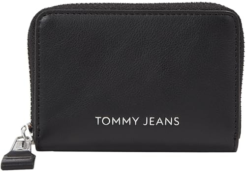 Tommy Jeans Damen Portemonnaie Klein, Schwarz (Black), Einheitsgröße