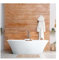OCEANIC Baignoire ilot India - L.170 x I.75 x H.60 cm - En acrylique - Bonde poussoir - Blanc