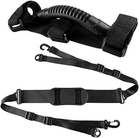 JSMTKJ 2Pcs Elektroroller Tragbare Tragegurt Handschlaufe,Tragegurt Laufrad Scooter Schultergurt Universaler Verstellbarer Schulterriemen für Kinderfahrräder, Scooter Zubehör