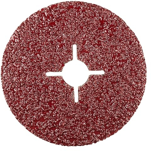 RHODIUS KFS | 25 Stück Ø 125 mm K16 Fiberscheiben | für Winkelschleifer | Schleifscheibe Metall | Fiberschleifscheibe, Schleifblatt