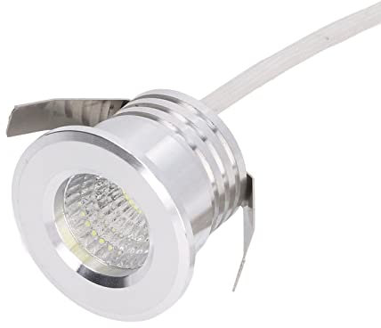 Hyuduo Mini-COB-Einbaustrahler Beleuchtung Mini-COB-Einbaustrahler Schmuckvitrine Display Stabile Wärmeableitung LED-Deckeneinbaugehäuse (Natürliches Licht 4000K)