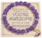 Ouubuuy 8mm Amethyst Armband für Damen, Edelstein Mond Anhänger, Chakra Yoga Bergkristall Armband, Paar/Freundschafts/Partner Armbänder