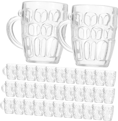 Cabilock 50 Pezzi Di Boccali Di Birra in Miniatura Per La Casa Delle Bambole Boccali Di Birra Decorativi Modelli Per Barbecue Matrimoni Feste Allaperto Accessori Per Foto